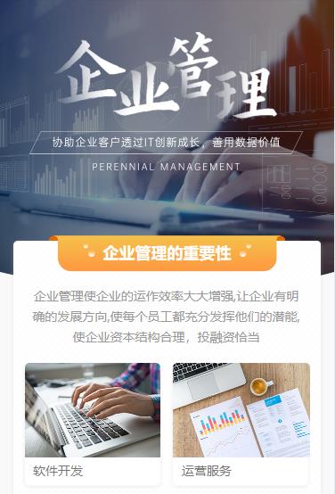 定边企业管理小程序开发